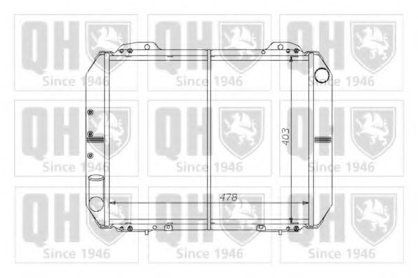 Imagine Radiator, racire motor QUINTON HAZELL QER1219