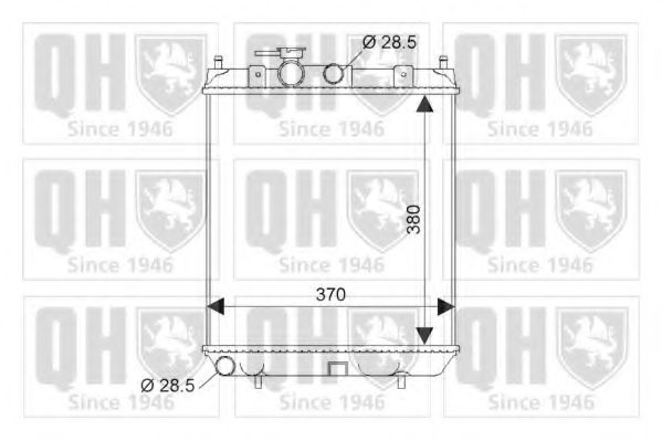 Imagine Radiator, racire motor QUINTON HAZELL QER1221