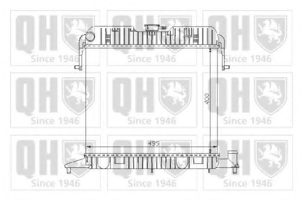 Imagine Radiator, racire motor QUINTON HAZELL QER1226