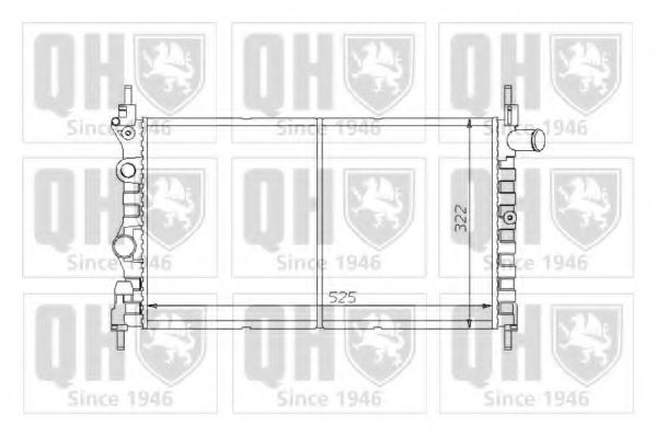 Imagine Radiator, racire motor QUINTON HAZELL QER1230