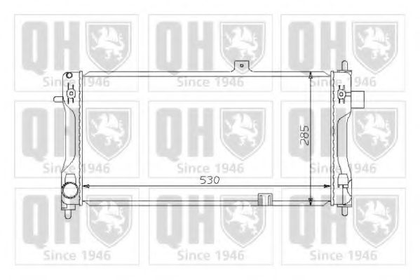 Imagine Radiator, racire motor QUINTON HAZELL QER1241