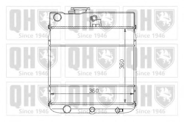 Imagine Radiator, racire motor QUINTON HAZELL QER1257