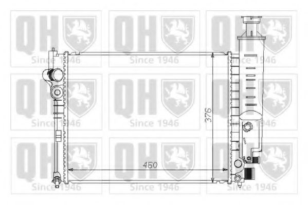 Imagine Radiator, racire motor QUINTON HAZELL QER1259