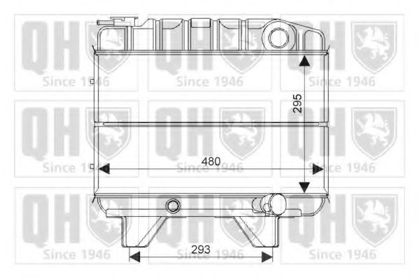 Imagine Radiator, racire motor QUINTON HAZELL QER1260