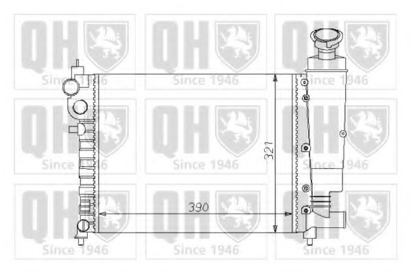 Imagine Radiator, racire motor QUINTON HAZELL QER1265