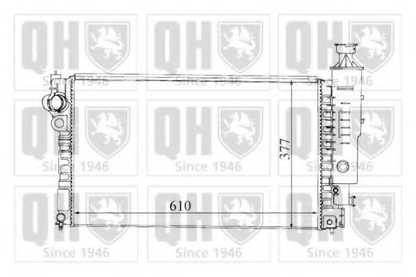 Imagine Radiator, racire motor QUINTON HAZELL QER1268