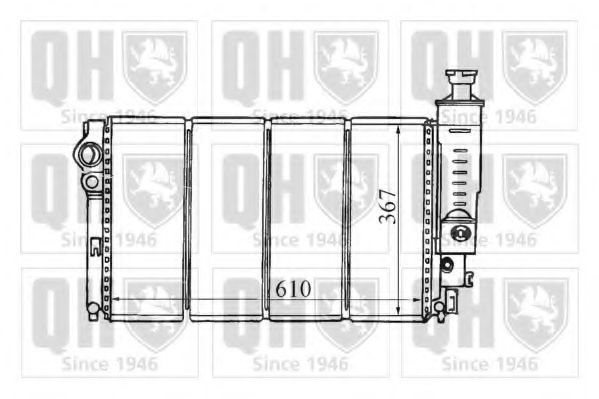 Imagine Radiator, racire motor QUINTON HAZELL QER1271