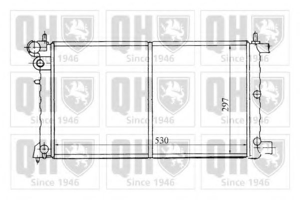 Imagine Radiator, racire motor QUINTON HAZELL QER1279