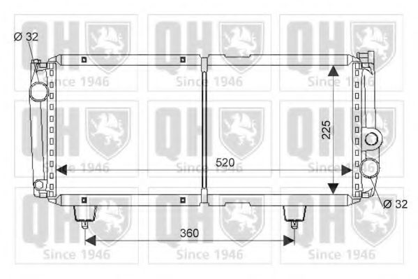 Imagine Radiator, racire motor QUINTON HAZELL QER1281