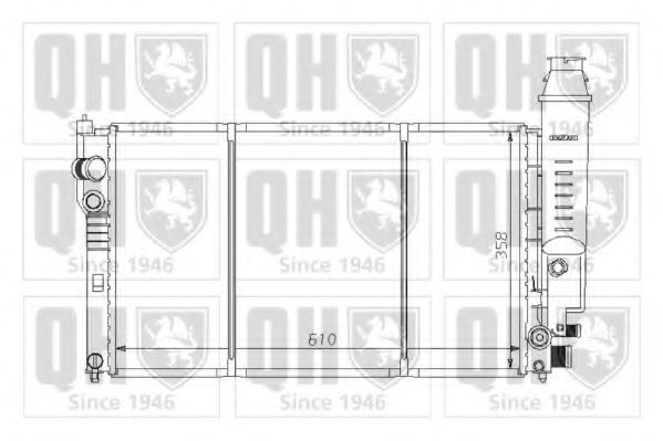 Imagine Radiator, racire motor QUINTON HAZELL QER1282