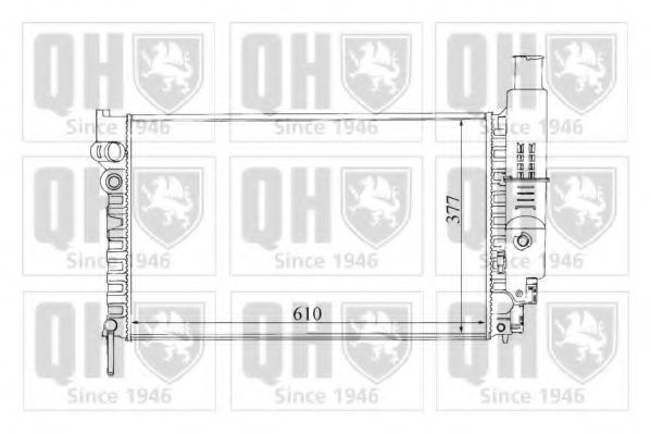 Imagine Radiator, racire motor QUINTON HAZELL QER1284