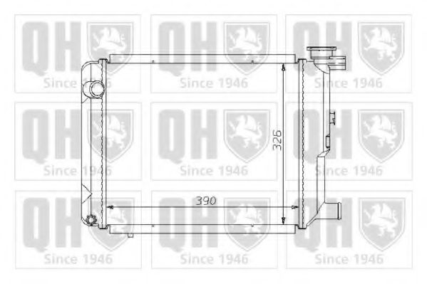 Imagine Radiator, racire motor QUINTON HAZELL QER1287