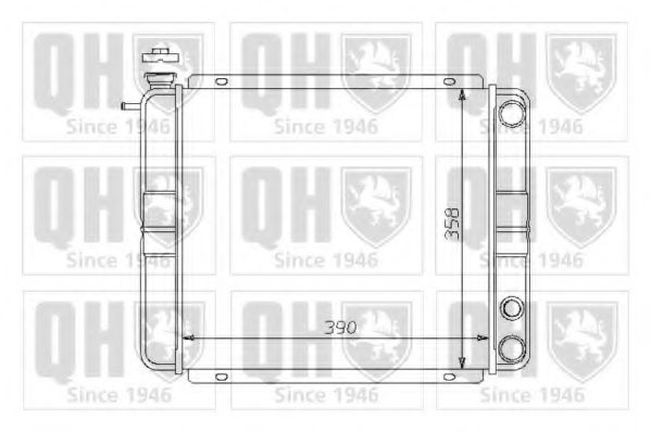 Imagine Radiator, racire motor QUINTON HAZELL QER1289