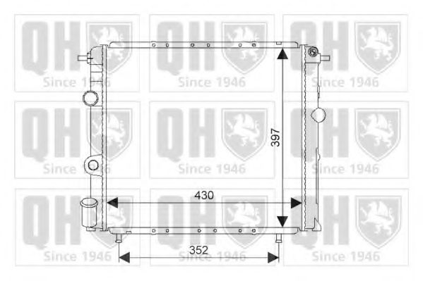 Imagine Radiator, racire motor QUINTON HAZELL QER1312