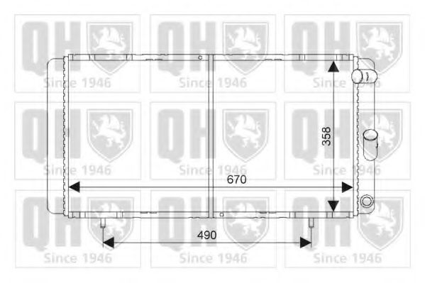 Imagine Radiator, racire motor QUINTON HAZELL QER1322