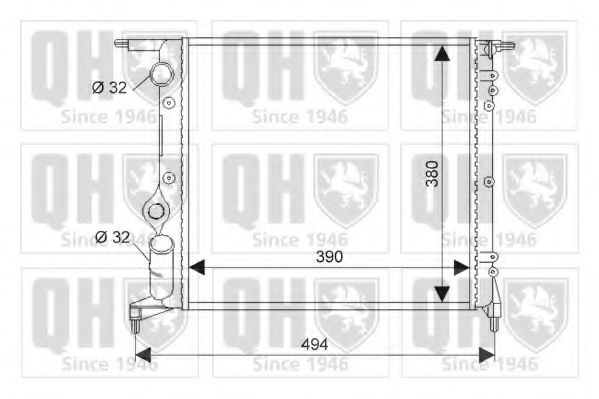 Imagine Radiator, racire motor QUINTON HAZELL QER1328