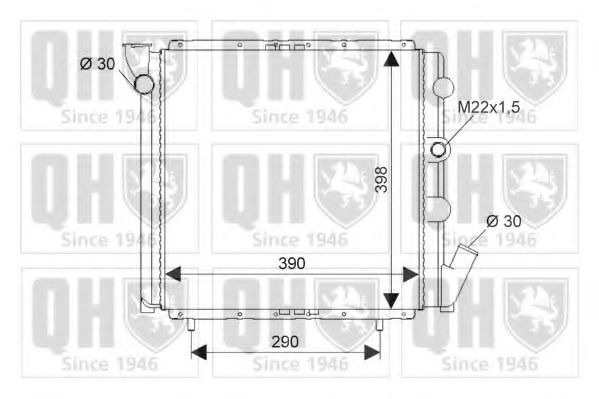 Imagine Radiator, racire motor QUINTON HAZELL QER1332