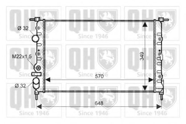 Imagine Radiator, racire motor QUINTON HAZELL QER1335