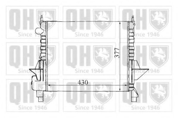 Imagine Radiator, racire motor QUINTON HAZELL QER1345