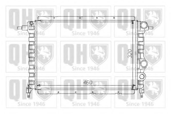 Imagine Radiator, racire motor QUINTON HAZELL QER1349