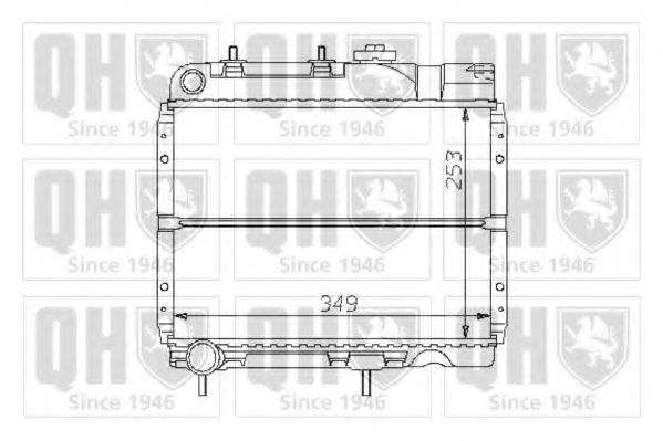 Imagine Radiator, racire motor QUINTON HAZELL QER1354