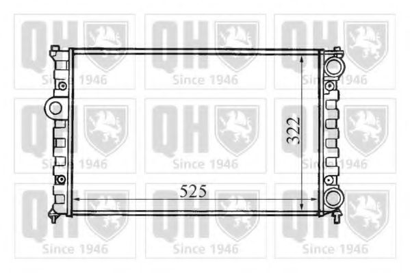 Imagine Radiator, racire motor QUINTON HAZELL QER1356