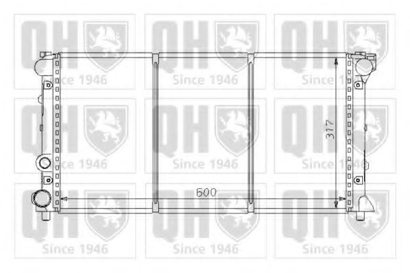 Imagine Radiator, racire motor QUINTON HAZELL QER1357