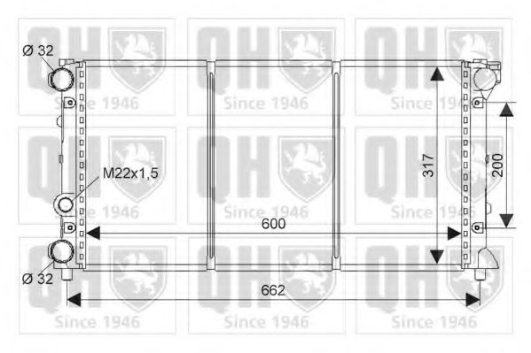 Imagine Radiator, racire motor QUINTON HAZELL QER1358