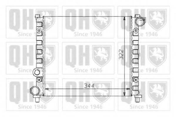 Imagine Radiator, racire motor QUINTON HAZELL QER1359