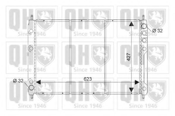 Imagine Radiator, racire motor QUINTON HAZELL QER1362