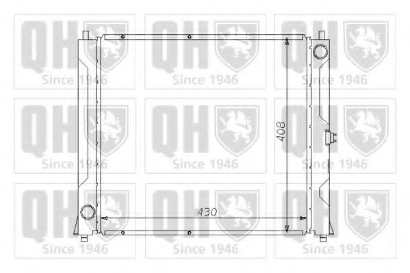 Imagine Radiator, racire motor QUINTON HAZELL QER1364