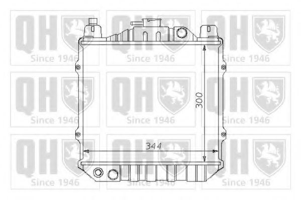 Imagine Radiator, racire motor QUINTON HAZELL QER1368