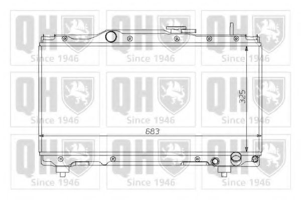 Imagine Radiator, racire motor QUINTON HAZELL QER1393