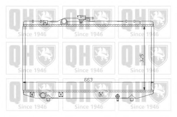 Imagine Radiator, racire motor QUINTON HAZELL QER1397