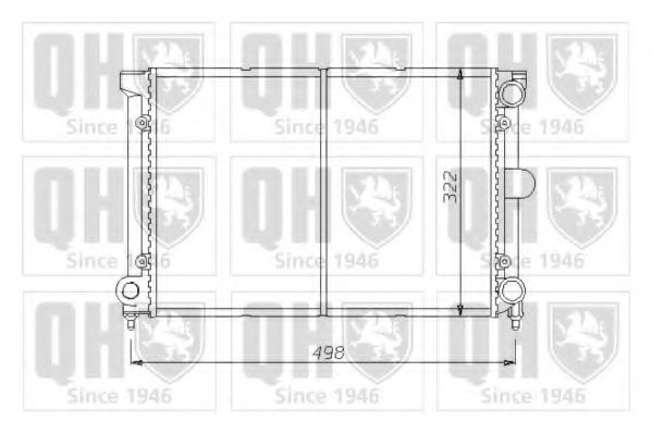 Imagine Radiator, racire motor QUINTON HAZELL QER1404