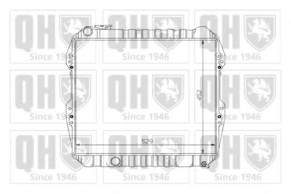 Imagine Radiator, racire motor QUINTON HAZELL QER1405