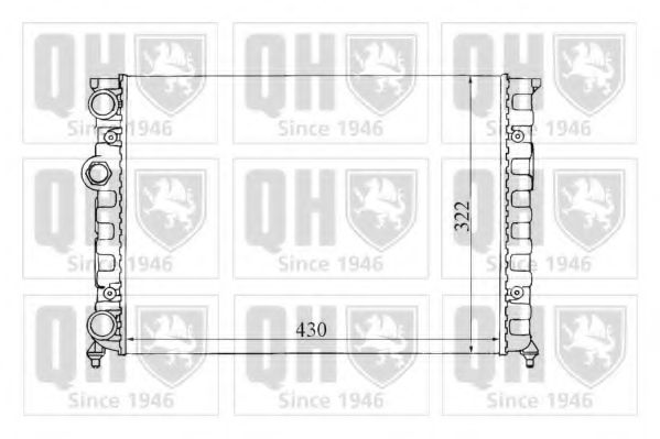 Imagine Radiator, racire motor QUINTON HAZELL QER1412