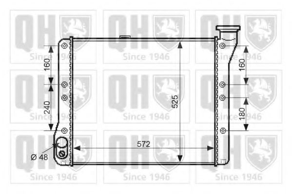 Imagine Radiator, racire motor QUINTON HAZELL QER1416