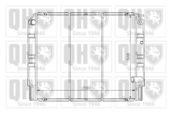 Imagine Radiator, racire motor QUINTON HAZELL QER1428