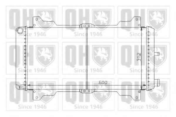 Imagine Radiator, racire motor QUINTON HAZELL QER1433