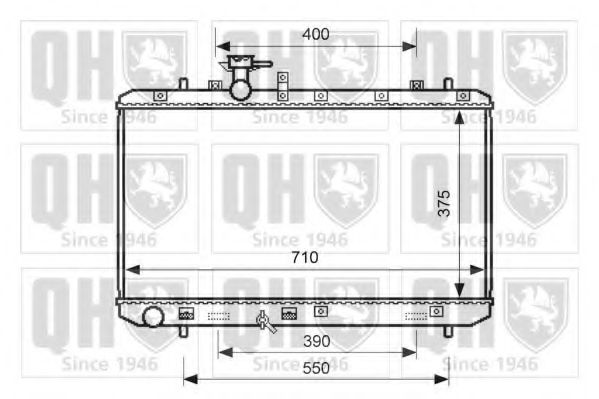 Imagine Radiator, racire motor QUINTON HAZELL QER1436