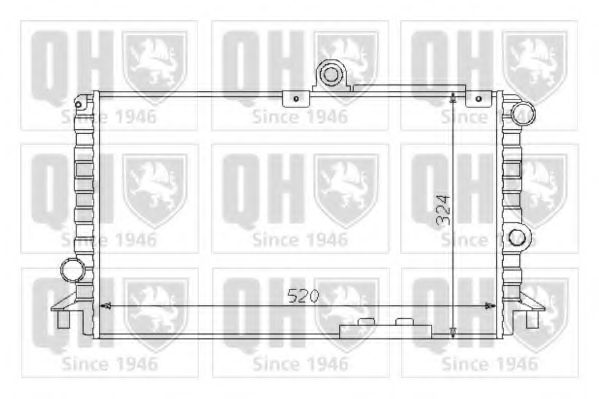 Imagine Radiator, racire motor QUINTON HAZELL QER1443
