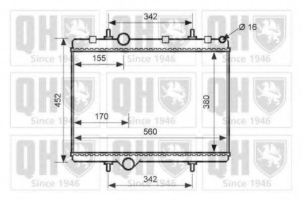 Imagine Radiator, racire motor QUINTON HAZELL QER1448