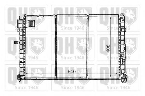 Imagine Radiator, racire motor QUINTON HAZELL QER1450