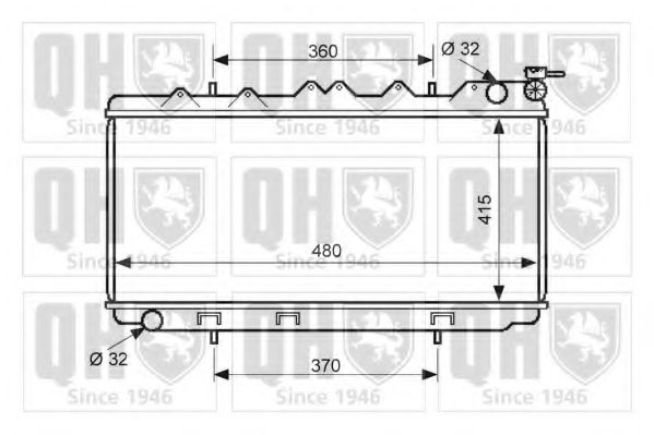 Imagine Radiator, racire motor QUINTON HAZELL QER1452