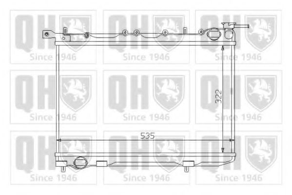 Imagine Radiator, racire motor QUINTON HAZELL QER1455