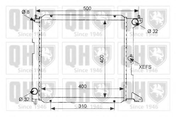 Imagine Radiator, racire motor QUINTON HAZELL QER1463