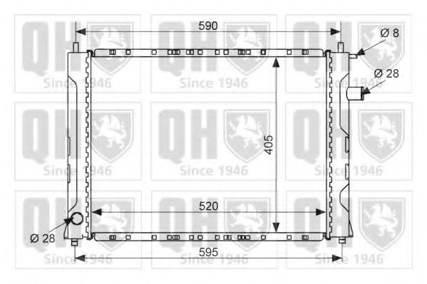 Imagine Radiator, racire motor QUINTON HAZELL QER1467