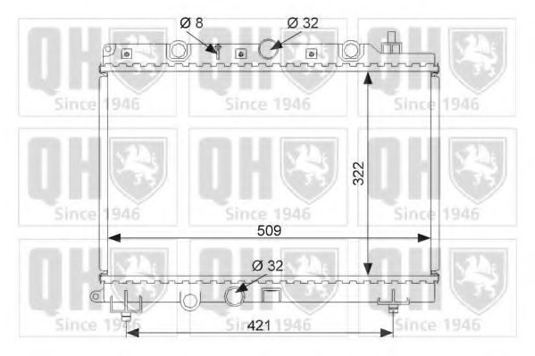 Imagine Radiator, racire motor QUINTON HAZELL QER1470