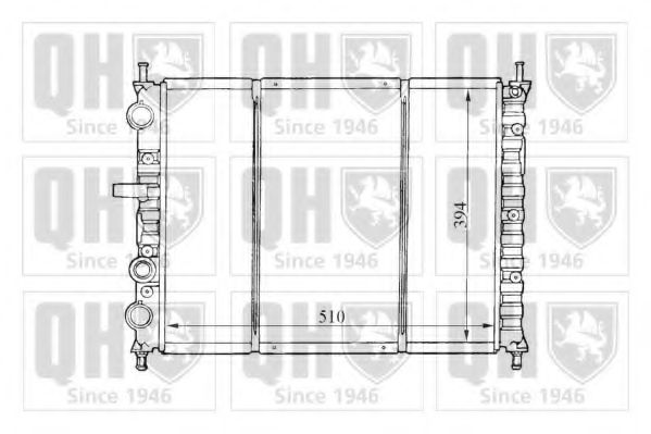 Imagine Radiator, racire motor QUINTON HAZELL QER1478